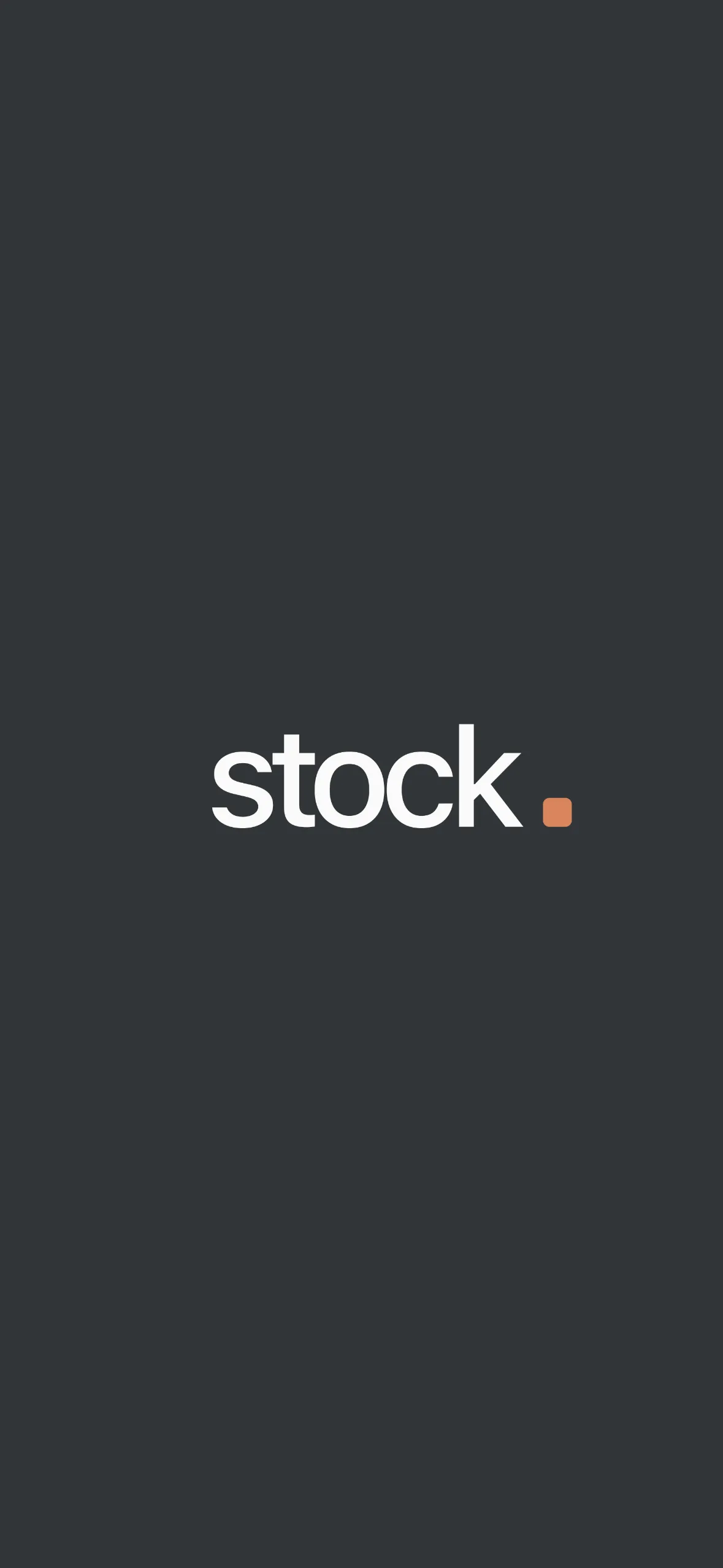 Aperçu de l'application Stock